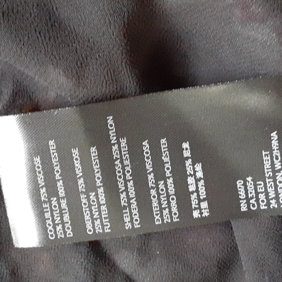 Anthropologie sz 2 pit 16.5 inches velour  baby doll dress floral print - Picture 6 of 6